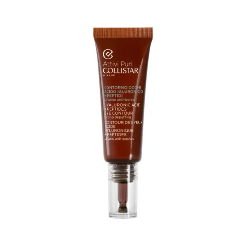 COLLISTAR ATTIVI PURI HYALURONIC ACID + PEPTIDES EYE CONTOUR LIFTING DEPUFFING GEL-SERUM 15ML