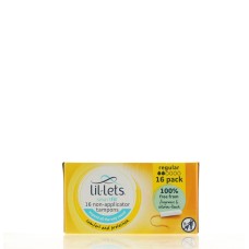LIL-LETS 16 NON-APPLICATOR TAMPONS REGULAR