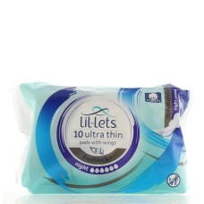 LIL-LETS 10 ULTRA THIN PADS NIGHT