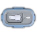 NAVA WE CARE RECTANGULAR STAINLESS STEEL LUNCH BOX BLUE 800ML