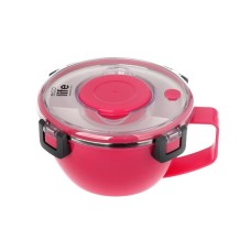 ECOLIFE PINK THERMOS CONTAINER WITH DIVISION 850ML