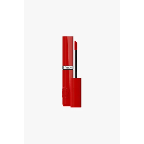 LOREAL INFAILLIBLE LE LAQUE RESISTANCE LIQUID LIPSTICK 415 RED BISOU