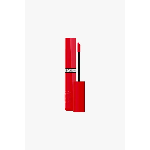 LOREAL INFAILLIBLE LE LAQUE RESISTANCE LIQUID LIPSTICK 410 ROUGE POPPY