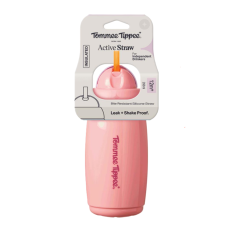 TOMMEE TIPPEE INSULATED ACTIVE STRAW CUP GIRL 266ML 12M+
