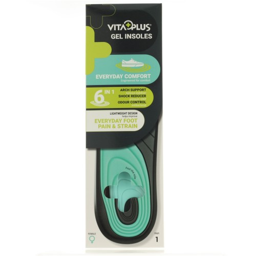 VITAPLUS GEL EVERY DAY COMFORT INSOLES FEMALE                                                                 