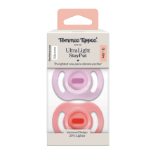 TOMMEE TIPPEE ULTRALIGHT SILICONE STAY PUT 0-6M GIRL