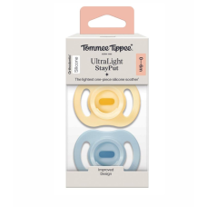 TOMMEE TIPPEE ULTRALIGHT SILICONE STAY PUT 0-6M UNI