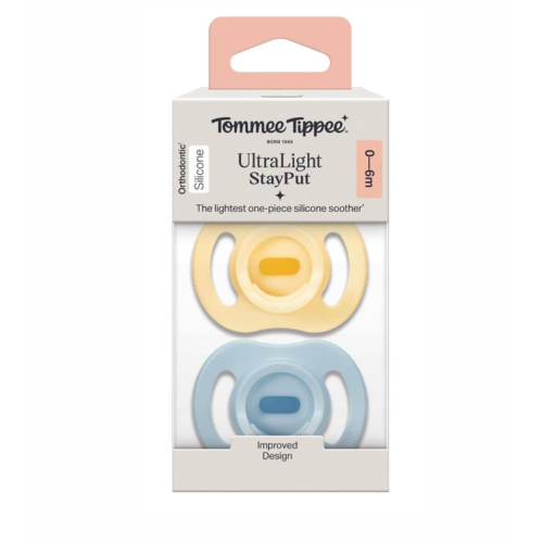 TOMMEE TIPPEE ULTRALIGHT SILICONE STAY PUT 0-6M UNI