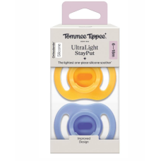 TOMMEE TIPPEE ULTRALIGHT SILICONE STAY PUT 6-18M