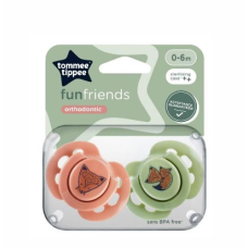 TOMMEE TIPPEE FUN SOOTHER X 2 0-6M UNISEX