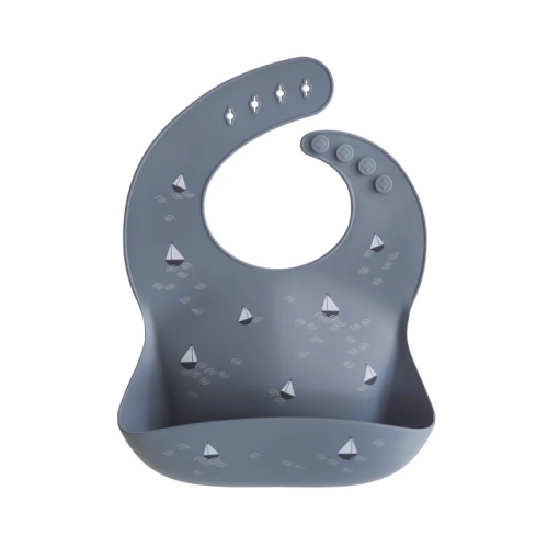 MUSHIE SILICONE BIB BOATS