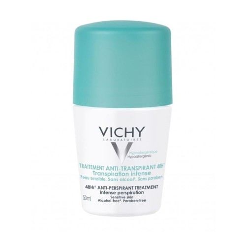 VICHY DEO ROLL-ON DEODORANT 48hr INTENSIVE ANTI-PERSPIRANT TREATMENT