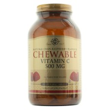 SOLGAR VITAMIN C 500mg CHEWABLE RASPBERRY 90 TABLETS