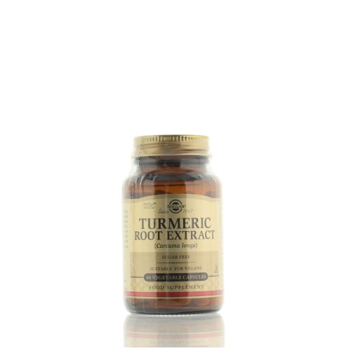 SOLGAR TURMERIC (CURCUMA LONGA) 60 CAPSULES