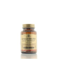 SOLGAR GINKGO BILOBA LEAF EXTRACT 60 CAPSULES