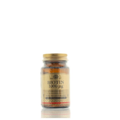 SOLGAR BIOTIN 1000 MCG CAPS 50