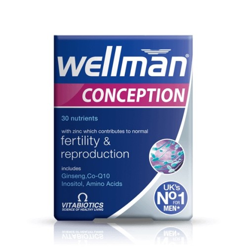 VITABIOTICS WELLMAN CONCEPTION 30 TABLETS