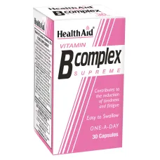 HEALTH AID B-COMPLEX 30 CAPSULES