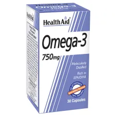 HEALTH AID OMEGA 3 750MG 30 CAPSULES 