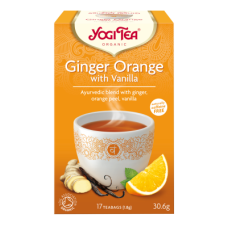 YOGI TEA GINGER ORANGE WITH VANILLA 
