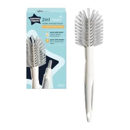 TOMMEE TIPPEE BOTTLE&TEAT BRUSH GRAY
