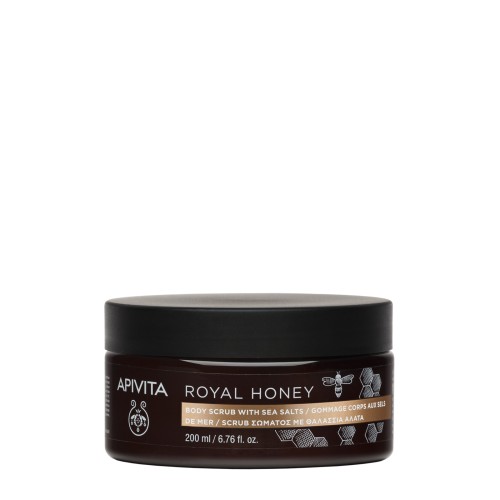 APIVITA ROYAL HONEY BODY SCRUB WITH SEA SALTS  200ml
