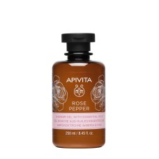 APIVITA BODY SHOWER  GEL ESSENTIAL OILS WITH ROSE&PEPPER 250ml