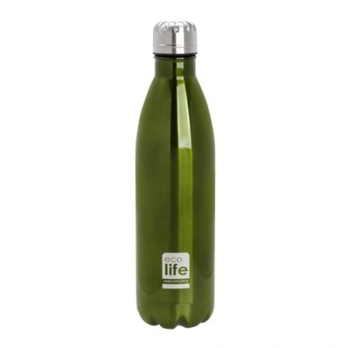 THERMOS S/STEEL 0.7lt GREEN BOTTLE