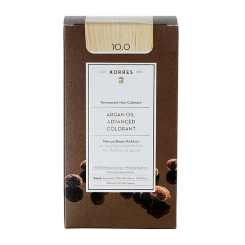 KORRES HAIR COLOR 10.0 Platinum Blonde
