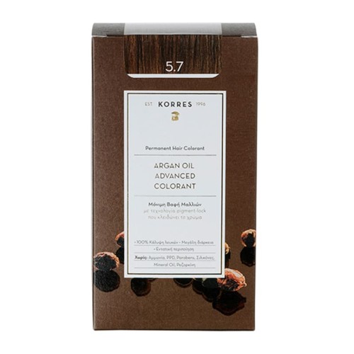 KORRES HAIR COLOR 5.7 Chocolate