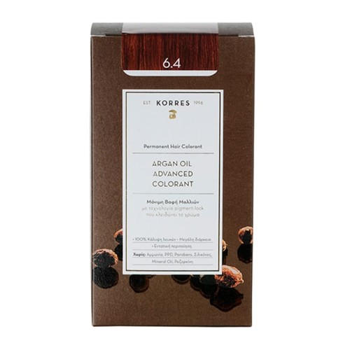 KORRES HAIR COLOR 6.4 Copper Dark Blonde