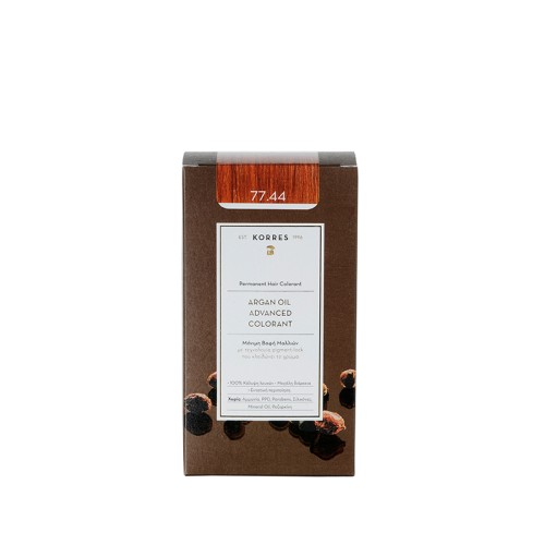 KORRES HAIR COLOR 77.44 Intense Copper Blonde