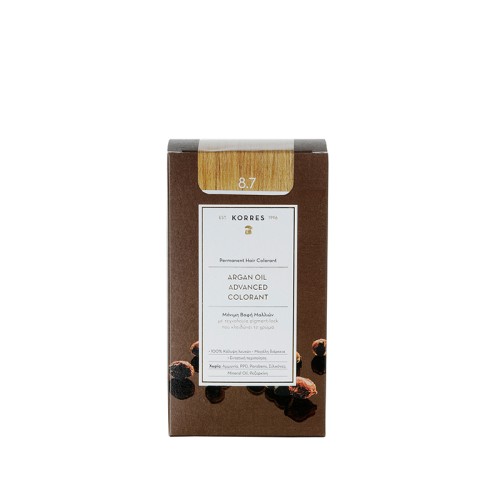 KORRES HAIR COLOR 8.7 Toffee