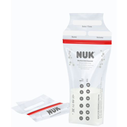 NUK BREAST MILK BAGS 25pcs