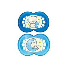 MAM NIGHT SOOTHER 6+ BLUE