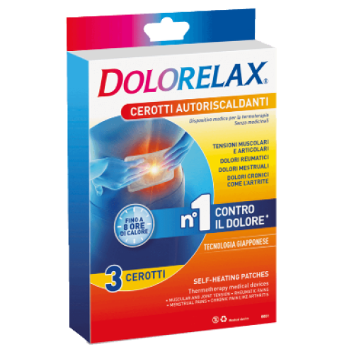 DOLORELAX SELF HEATING PATCHES 3 PADS