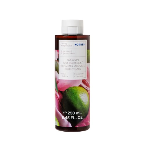 KORRES SHOWER GEL GINGER LIME 250ML