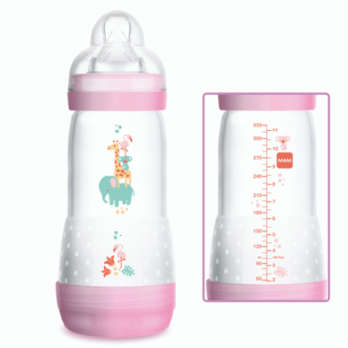 MAM EASY START ANTICOLIC NATURE PINK 320ML