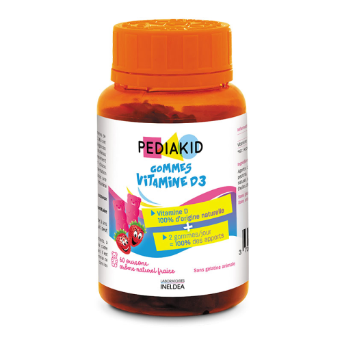 PEDIAKID GUMMIES VITAMIN D3 100I.U
