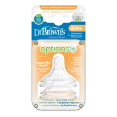 DR.BROWNS SILICONE NIPPLE 6m+ LEVEL 3
