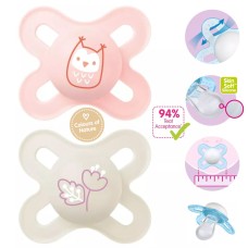 MAM START 0-2M PINK SILICONE SOOTHER