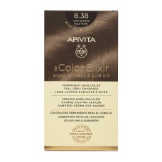 APIVITA HAIR COLOR 8.38 LIGHT BLONDE GOLD PEARL