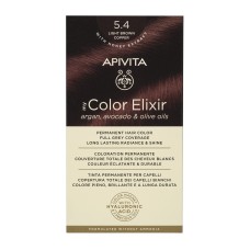 APIVITA HAIR COLOR KIT 5.4 LIGHT BROWN COPPER