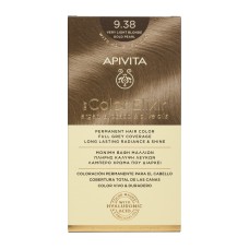 APIVITA HAIR COLOR KIT 9.38 VERY LIGHT BLONDE GOLD PEARL