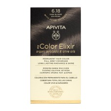 APIVITA HAIR COLOR KIT 6.18 DARK BLONDE ASH PEARL