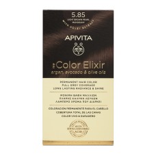 APIVITA HAIR COLOR KIT 5.85 LIGHT BROWN PEARL MAHOGANY