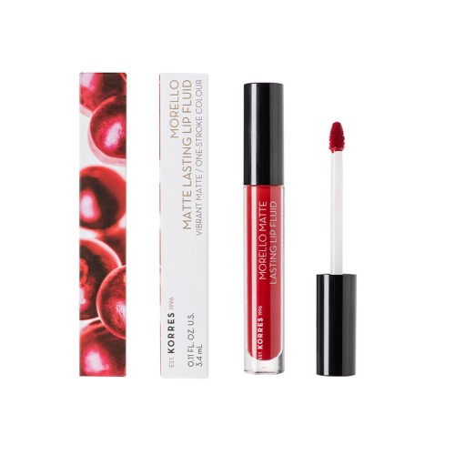KORRES MATTE LASTING LIP FLUID 59 BRICK RED