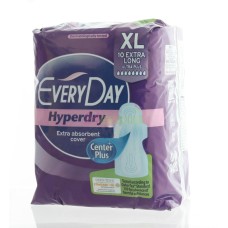 EVERY DAY HYPERDRY ULTRA PLUS EXTRA LONG 10 SANITARY PADS