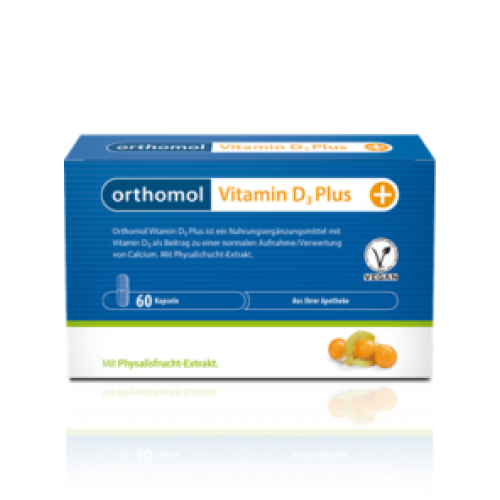 ORTHOMOL VITAMIN D3 PLUS 60CAPS