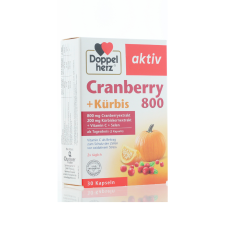 DOPPELHERZ CRANBERRY & KURBIS 30CAPS